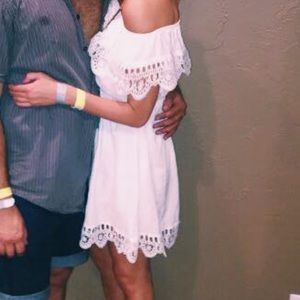 off-the-shoulder dress